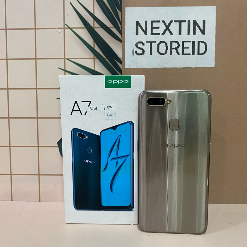 HP SECOND OPPO A7 3/64 4/64