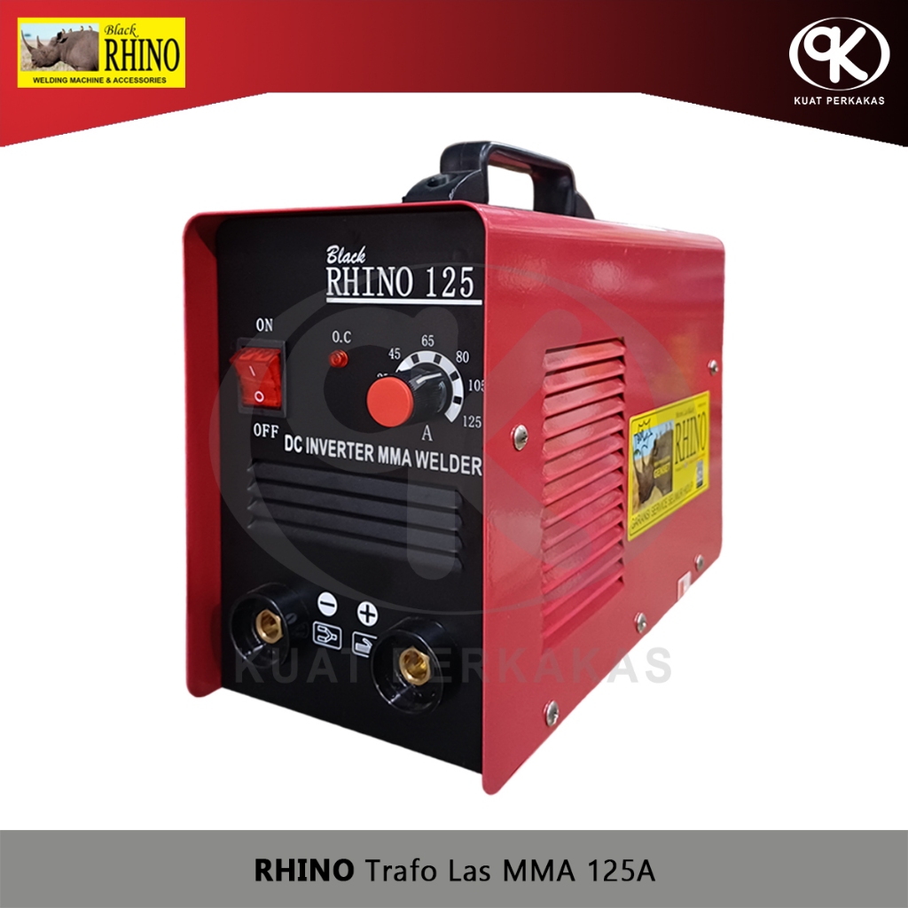 Trafo Las Listrik RHINO MMA 125 Mesin Las Inverter