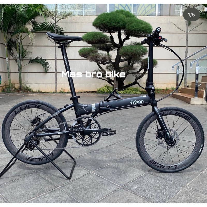 sepeda lipat fnhon blast 20 plus 451 atau 22 inc diacbrake 1x10 speed