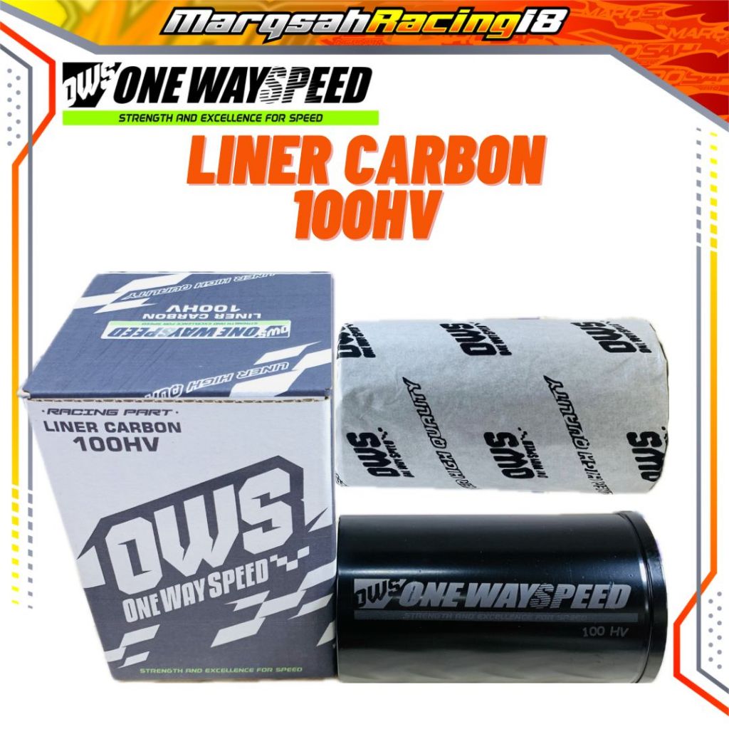 Liner Carbon 100HV Universal 2T 4T Ows Liner Ows SEMI Carbon 100HV MARQSAH RACING18