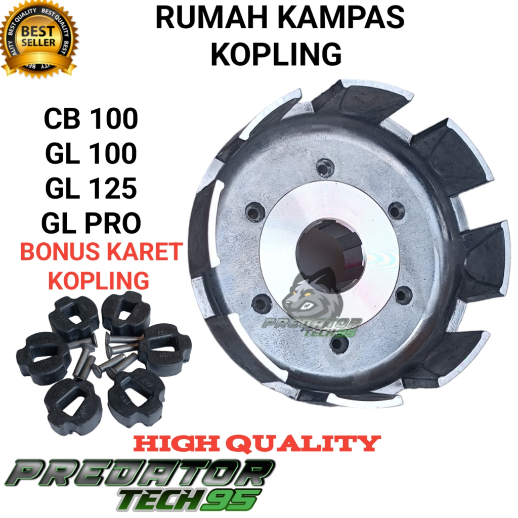 MANGKOK RUMAH KAMPAS KOPLING BONUS KARET KOPLING HONDA CB100 GL100 GL125 GL PRO SERIES HIGH QUALITY