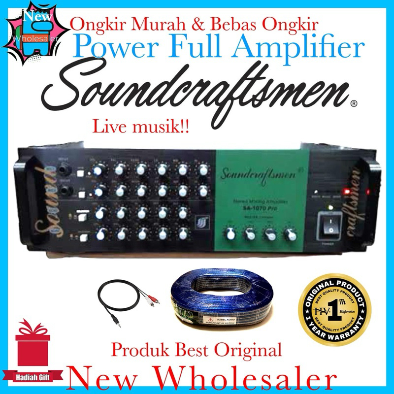 Power Full Amplifier Soundcraftmen Sa1070Pro New Original resmi Audio