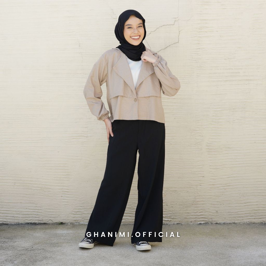 Ghanimi - Wyna Outer / Outer Wanita / Outer Polos / Outer Korean Style