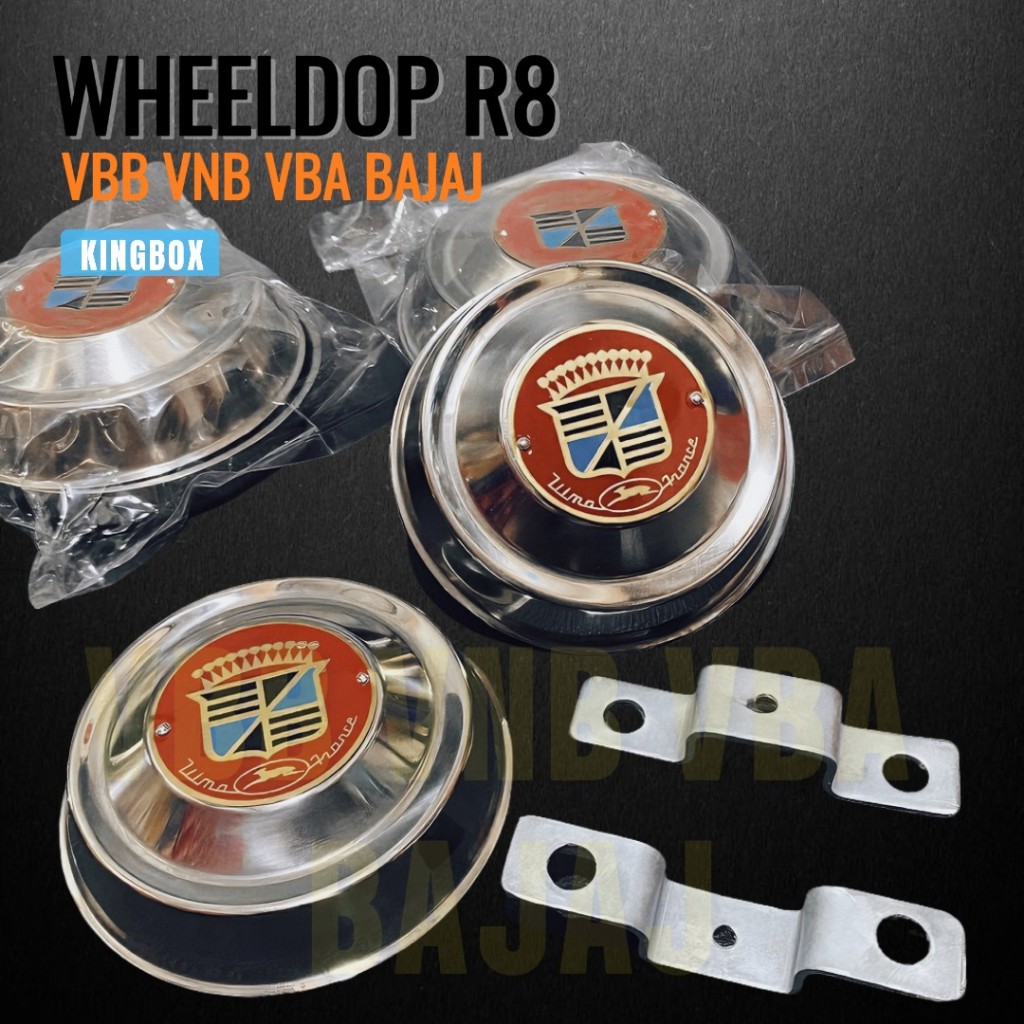 Wheeldop Vespa VBB VNA Bajaj Ring 8 Baut 4 Ulma Stainless