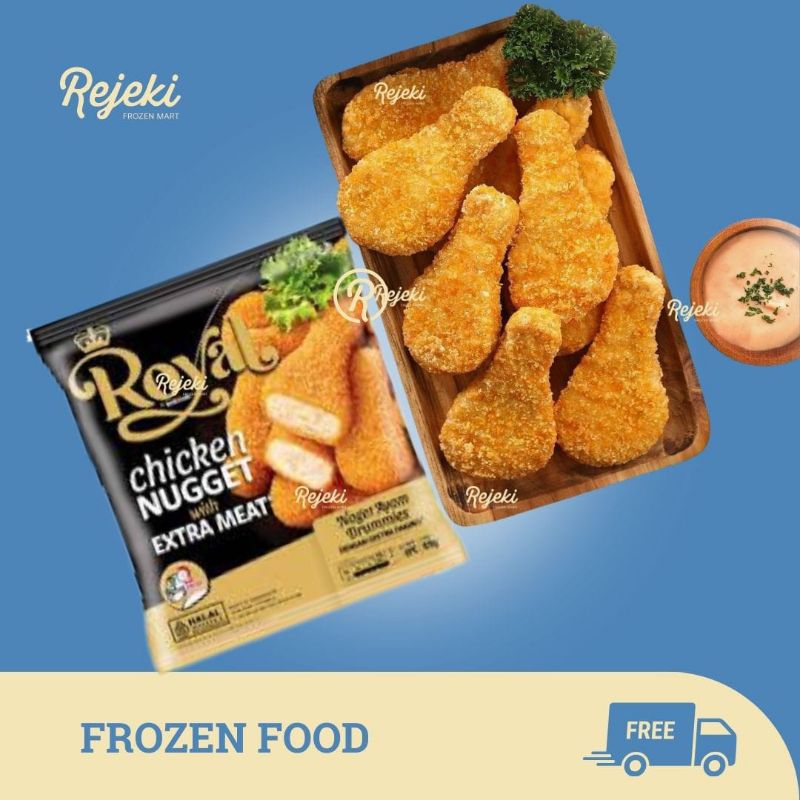 

Belfoods Royal Nugget Naget Drummies 420gr - Rejeki Frozen Mart