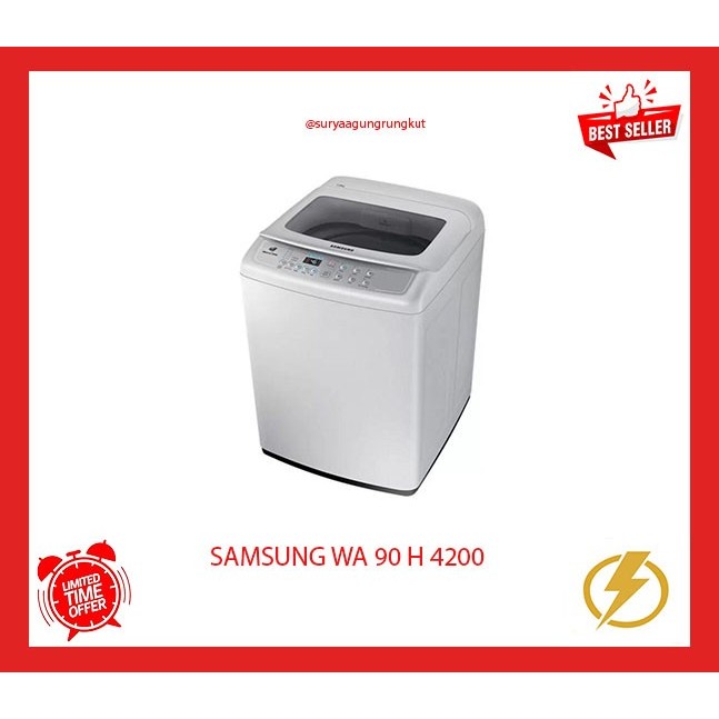 MESIN CUCI 1 TABUNG SAMSUNG 9KG WA - 90H4200