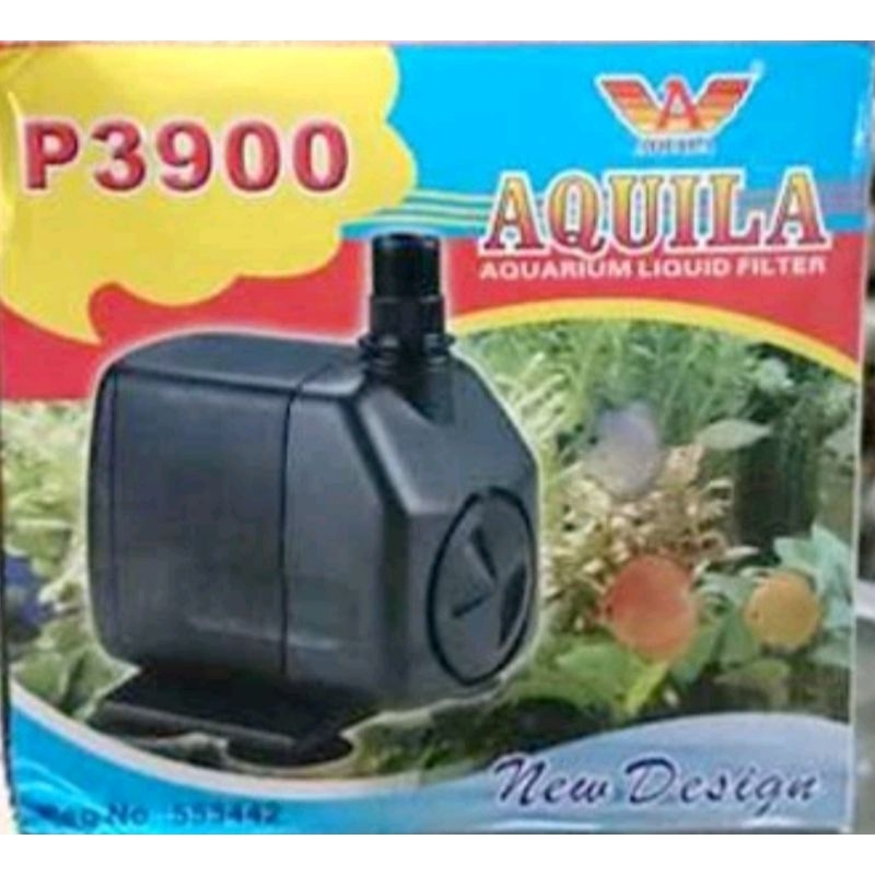 POMPA CELUP AQUILA P3900, MESIN FILTER POMPA AQUARIUM/KOLAM AQUILA P3900
