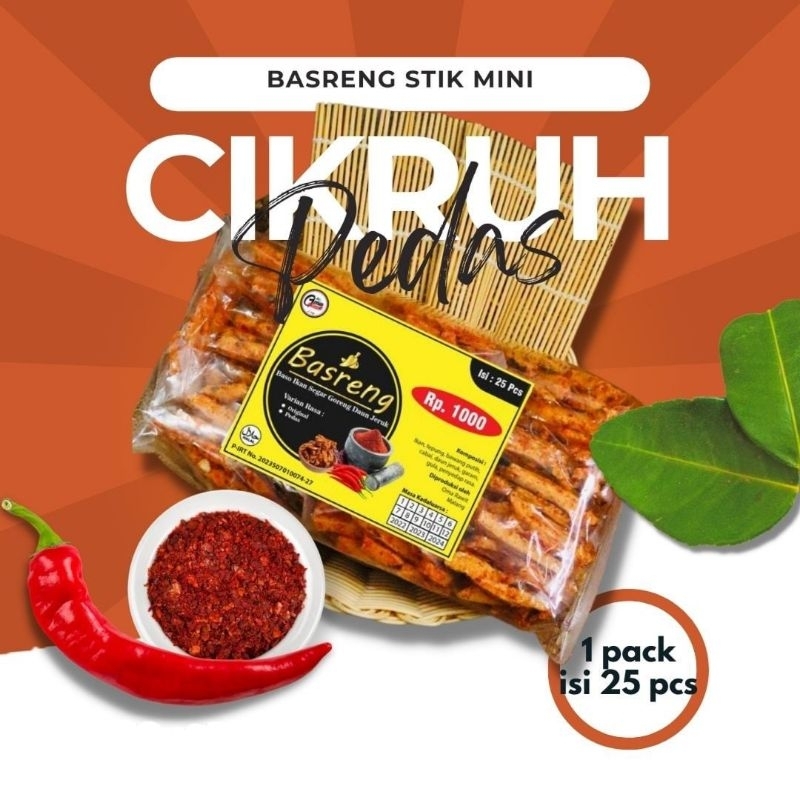 

Basreng Stick Mini Original / Pedas Cikruh pack
