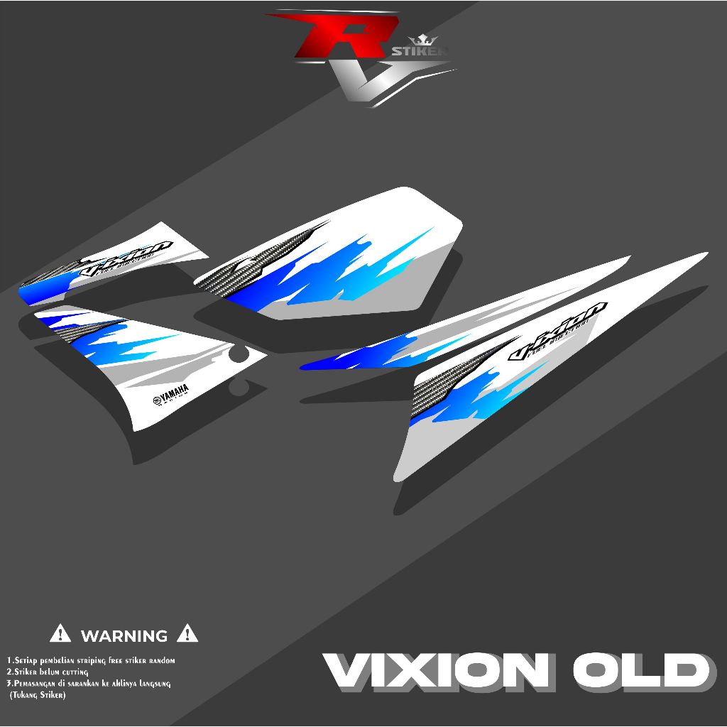 STRIPING VIXION OLD/LAMA STIKER VIXION 2008-2012