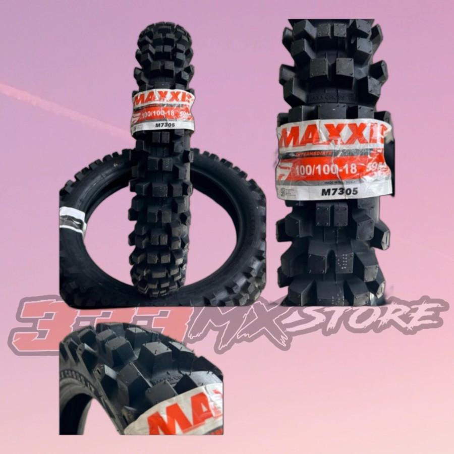 Ban Belakang MAXXIS M7305 100/100-18 Ban Motor Maxxis M7305 Original
