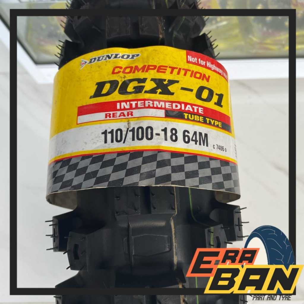 BAN LUAR DUNLOP DGX 01 110 100 RING 18 TUBETYPE