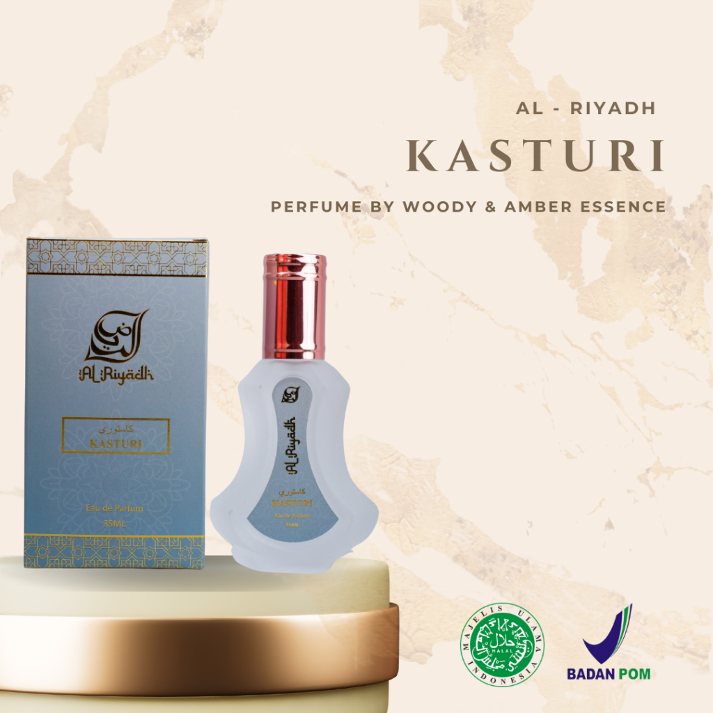Parfum Al Riyadh Kasturi | Kasturi | Parfum Arabian | Parfum EDP | Parfum Tahan Lama | 35 ML