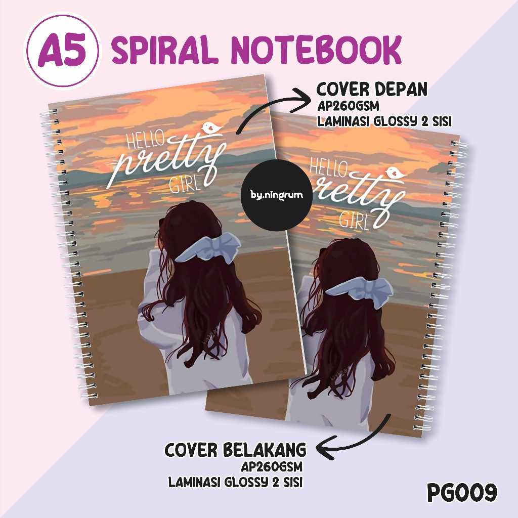 

Buku Catatan Spiral Notebook A5 [PG009] Jurnal Aesthetic Line Blank Tema Pretty Girl