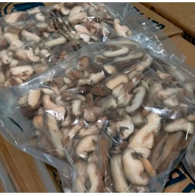 

Jamur Slice Shitake Frozen berat 1 kg