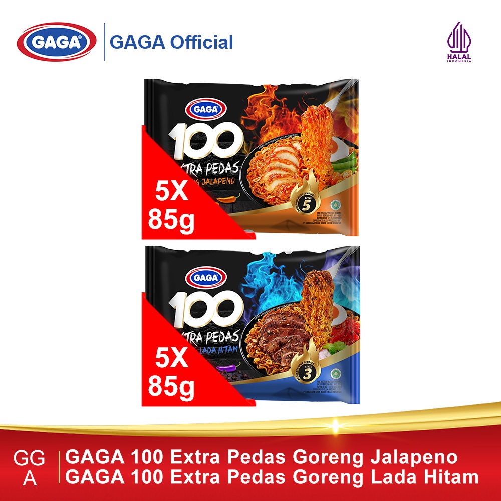 

GAGA100 Goreng Jalapeno, GAGA100 Goreng Lada Hitam (GGA)