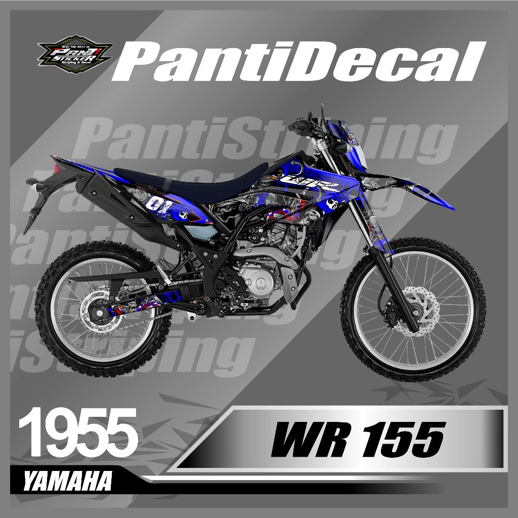 STIKER DECAL PREMIUM YAMAHA WR 155 FULL BODY- STRIPING AKSESORIS MOTOR WR 155 TERBARU