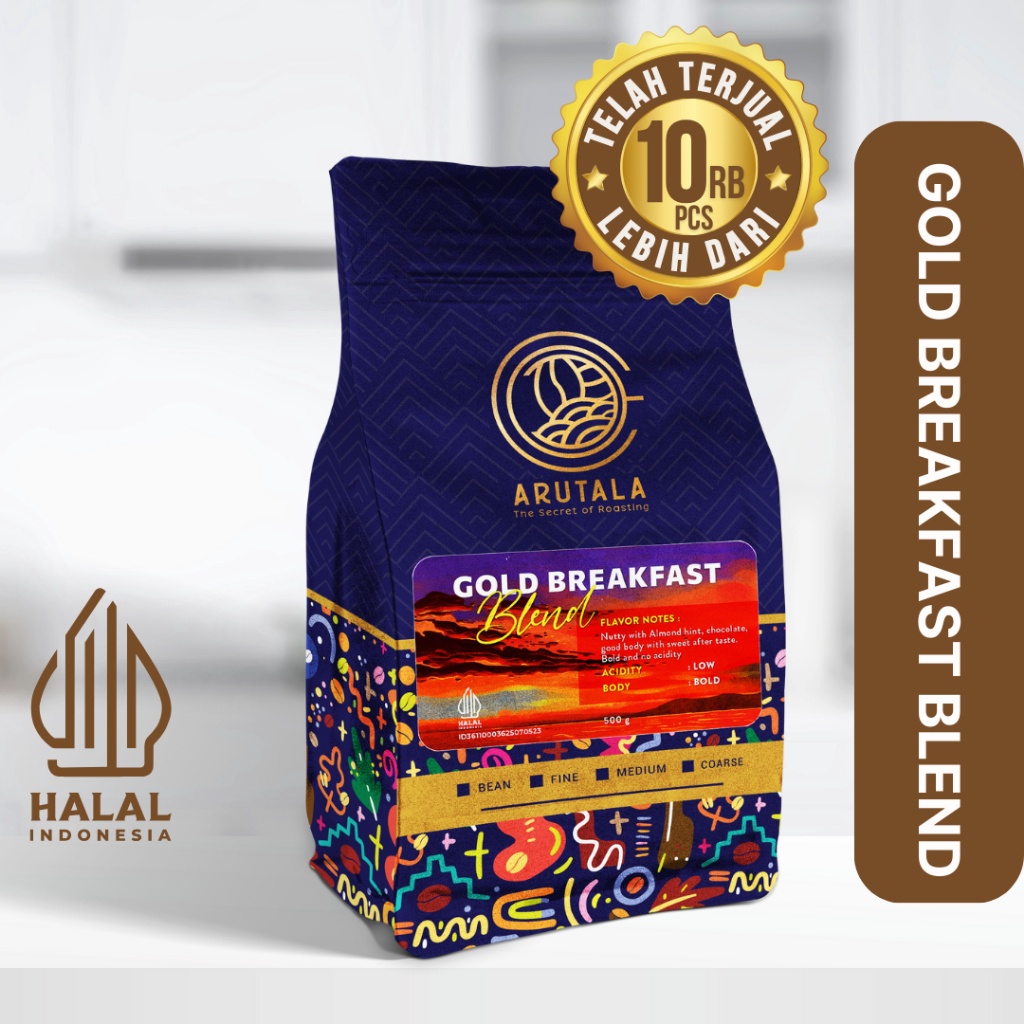 

Original ARUTALA Kopi Gold Breakfast Blend 5 gram serbuuu
