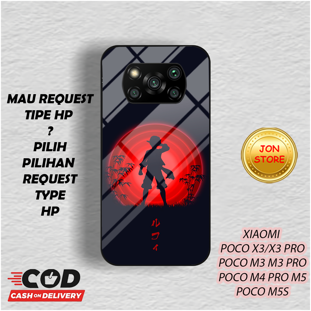 (CMM 9) Sofcase Case Glossy Kilau Untuk POCO X3 X3 PRO X3 NFC M3 M3 PRO 5G M4 PRO M5 M5S Moitf Anime