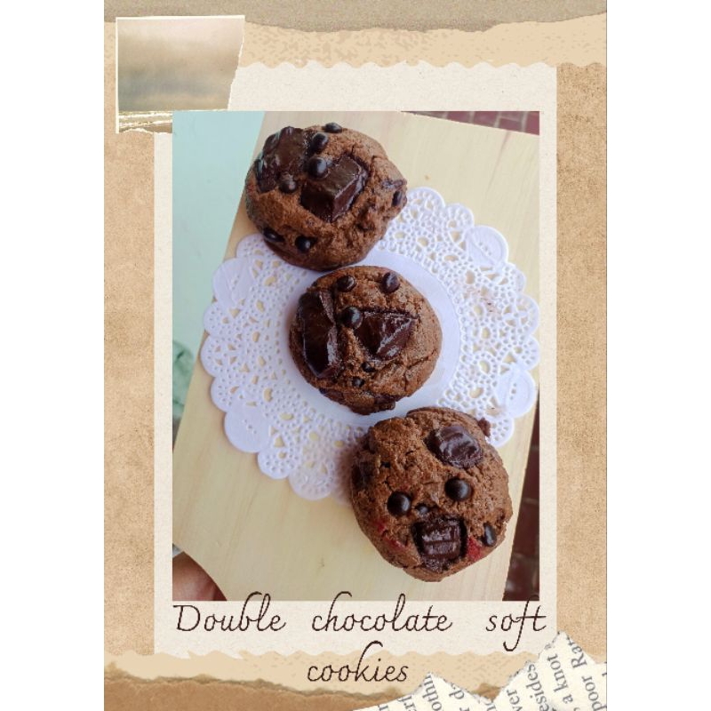 

double chocolate softcookies/softcookies