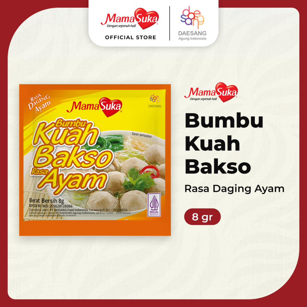 MamaSuka - Bumbu Kuah Bakso Ayam 8 gr