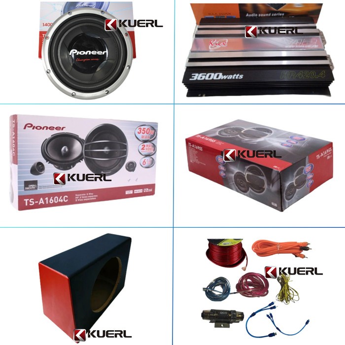 Paket Lengkap Audio Mobil PIONEER