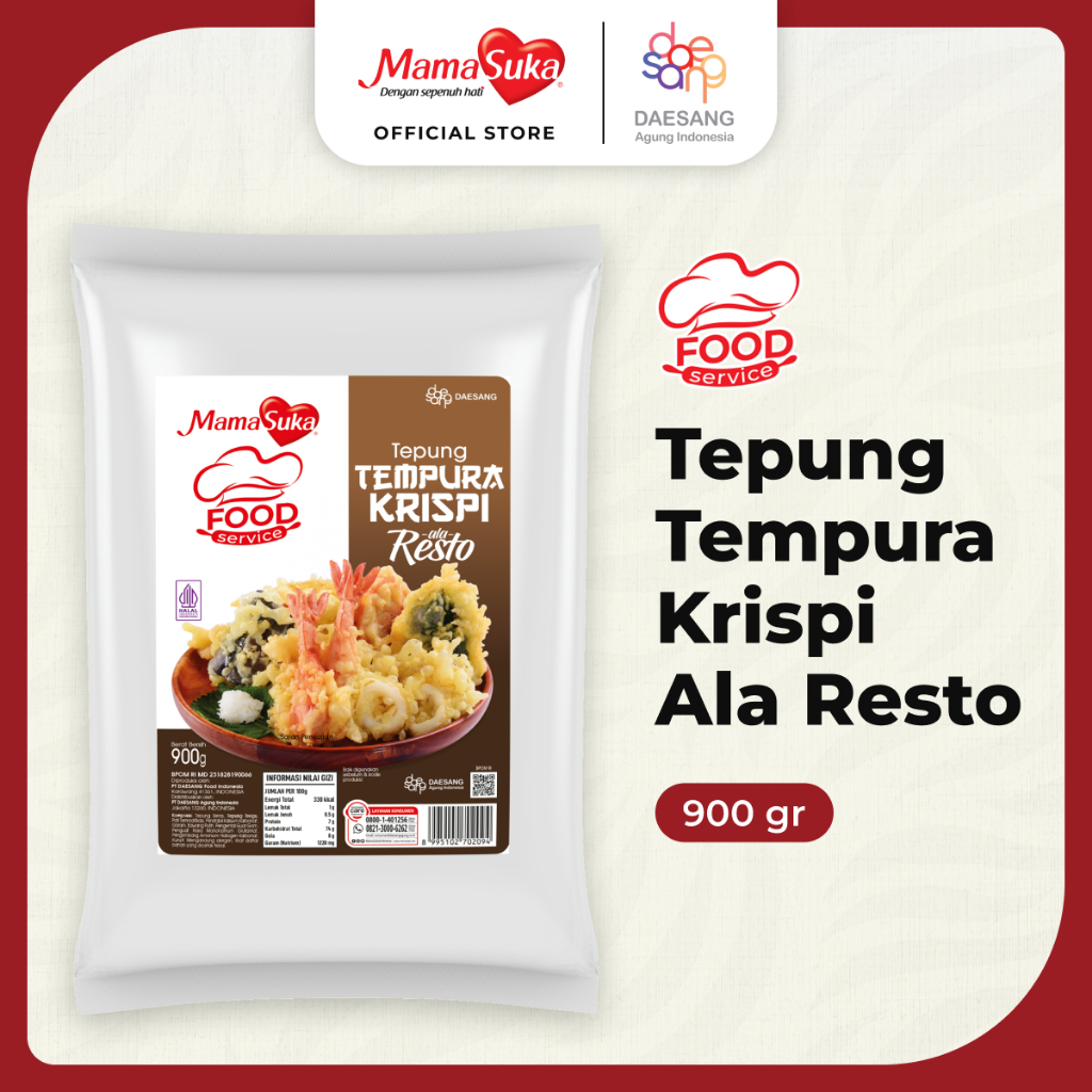 

MamaSuka - Tepung Tempura Krispy Ala Resto 900 gr