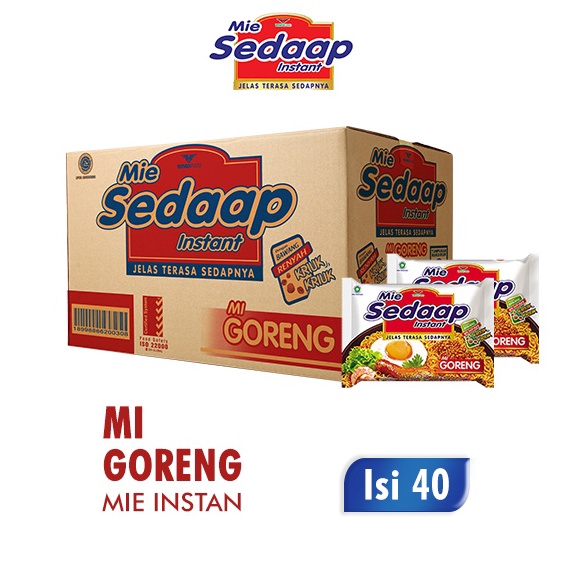 

PAKET LENGKAP Mie Sedaap Mie Instan Goreng 4 x 9 gr