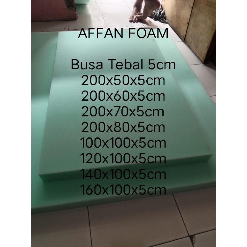 Busa Lembaran dgn ketebalan 5cm