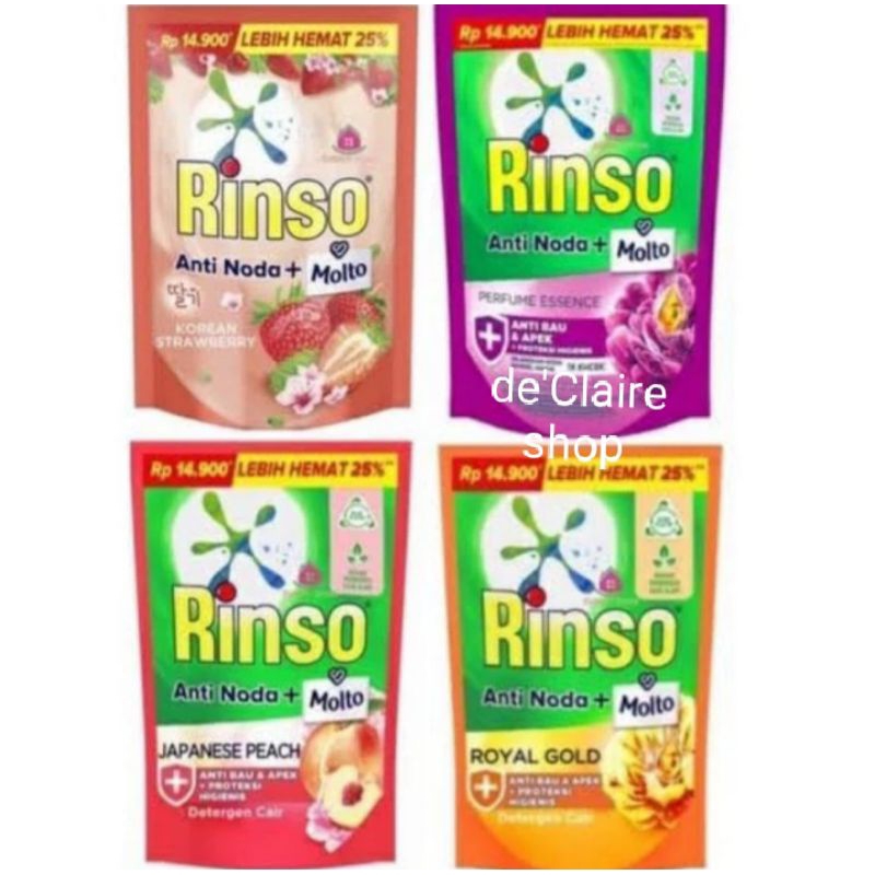 Rinso Molto Deterjen Cair 565ml/510ml/625ml &  750ml