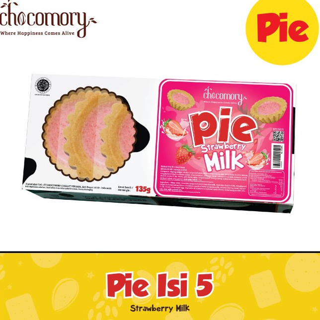 

Terbaru Chocomory Strawberry Pie isi 5 135g