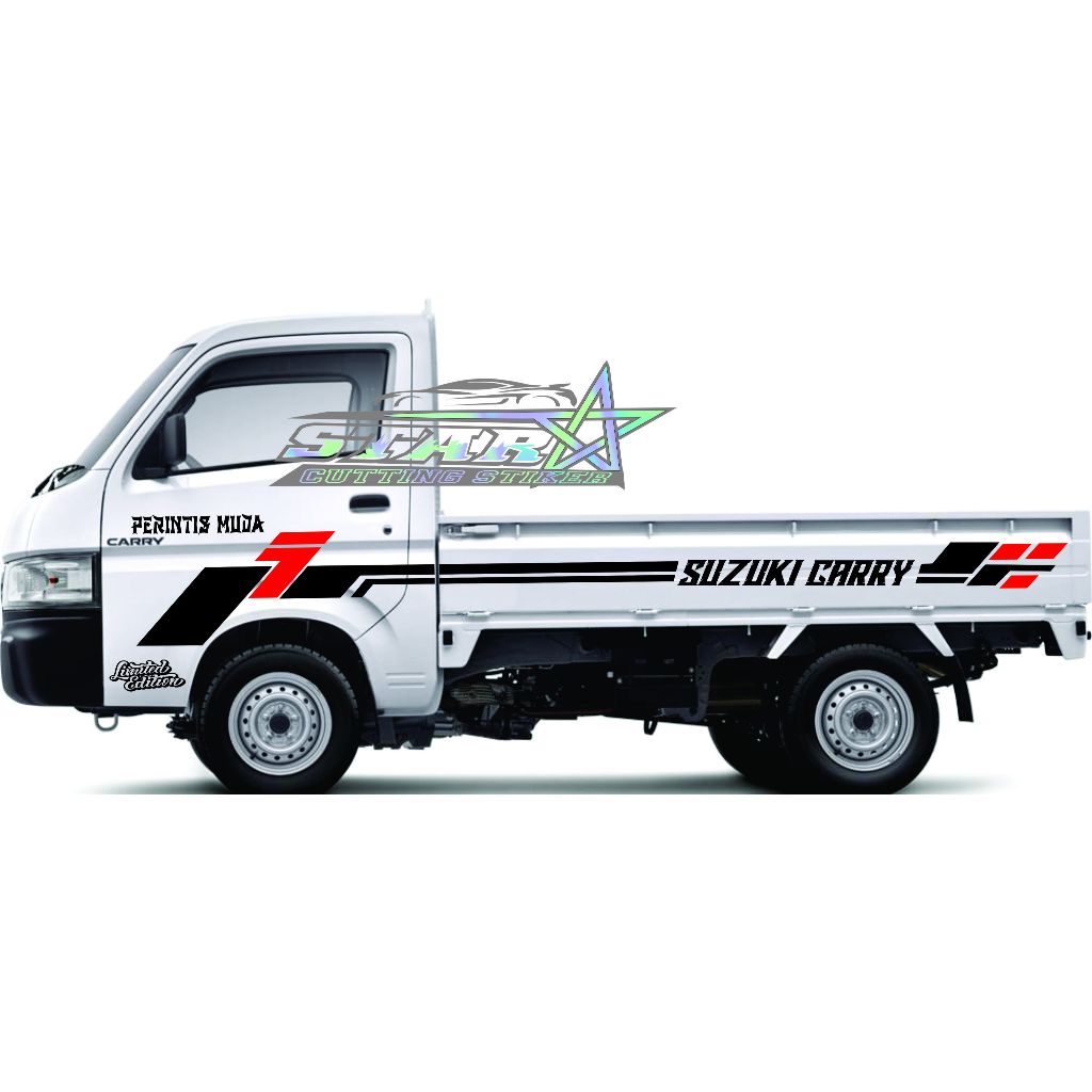 promo stiker pick up mobil suzuki bew carry sticker bodi samping bak belakang terbaru