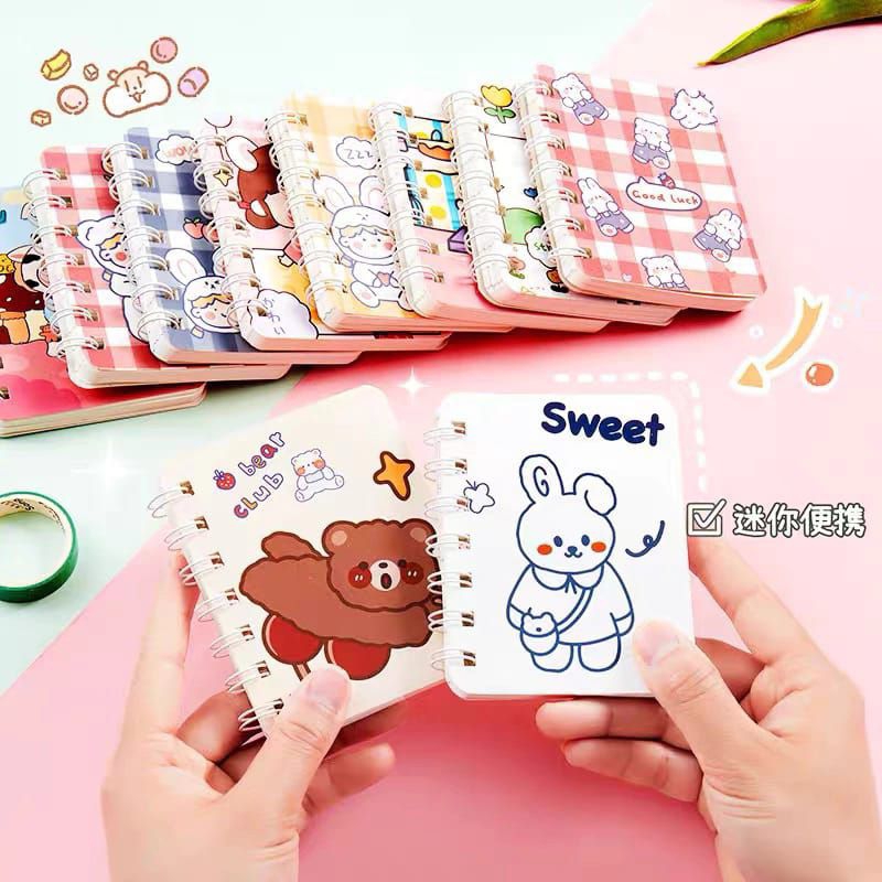

{A} Buku Catatan Memo Kecil A7 | Buku Catatan Kecil Lucu | Buku diary Aesthetic