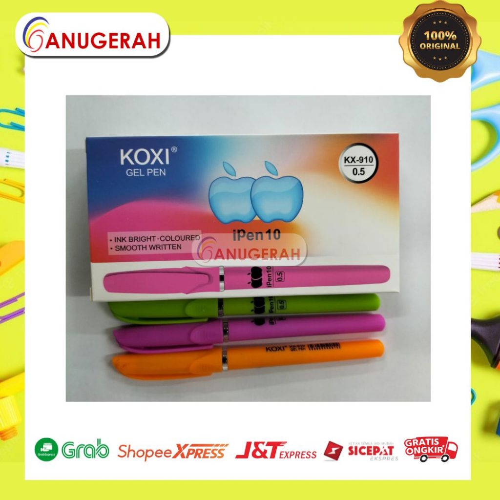 

KOXI KX 910 0.5mm BOLPOIN HITAM (PACK)