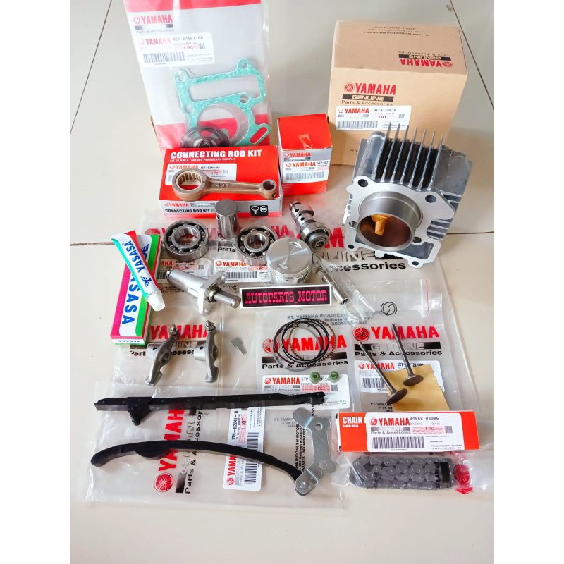 PAKET BLOK SEHER TERLENGKAP YAMAHA CRYPTON/VEGA LAMA/VEGA R/KODE 4ST-ORI