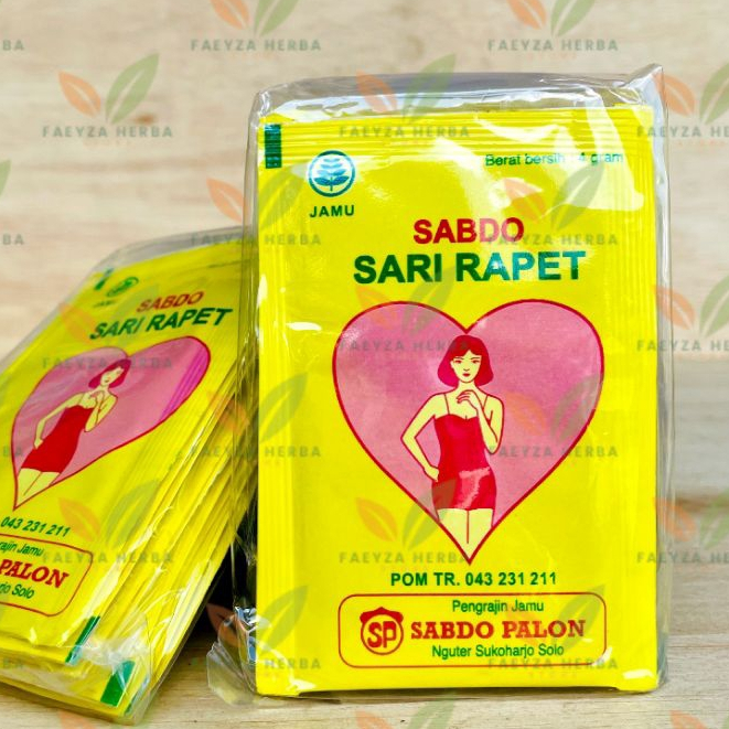 

Jamu Sari Rapet isi 10 Sachet SABDO PALON Serbuk - Kesehatan Kewanitaan sabdo palon