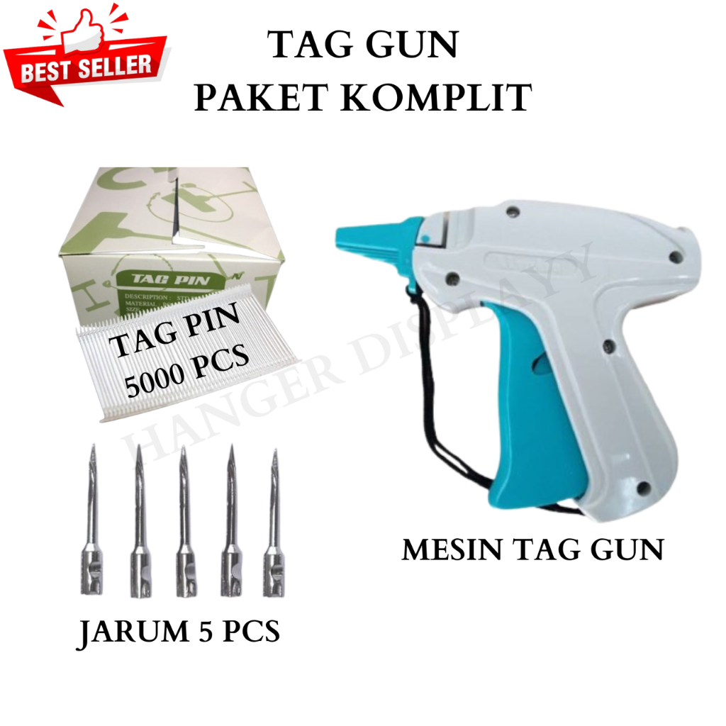 

PAKET TAG GUN Alat Tembak Pemasang Label Bandrol Harga HangTag