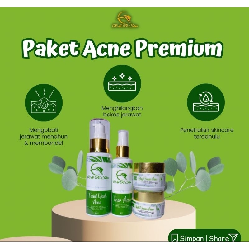 RSKIN PAKET ACNE PREMIUM