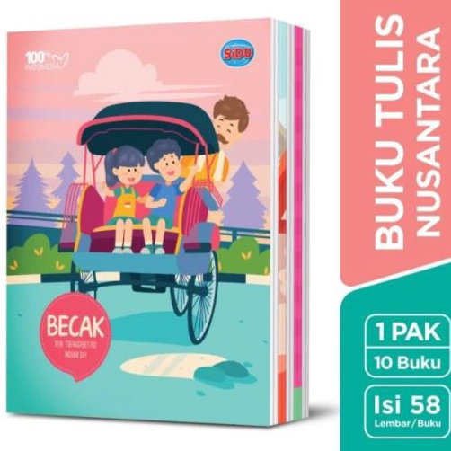 

STAR BUKU TULIS SIDU 58 LEMBAR BUKU TULIS BERGARIS PACK1 PCS