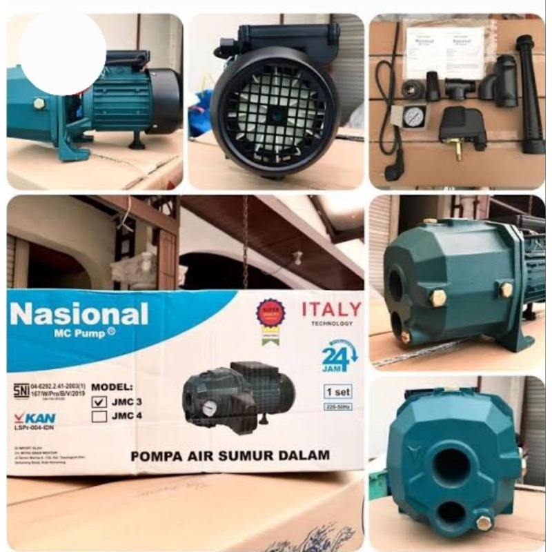 POMPA AIR JETPUMP NATIONAL MC 255 30 METER TANPA TABUNG