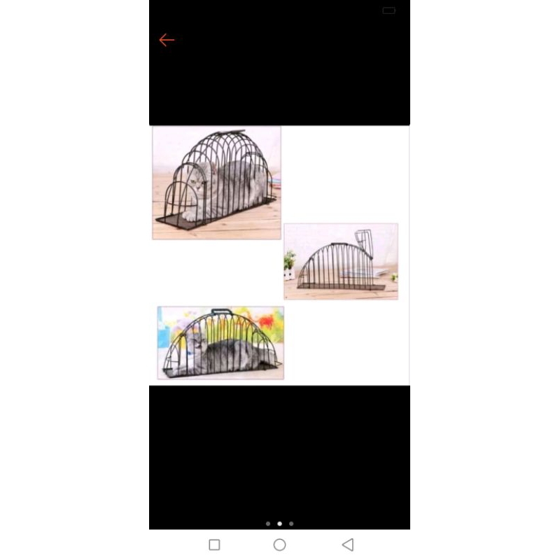 kandang kucing groming besi tebal