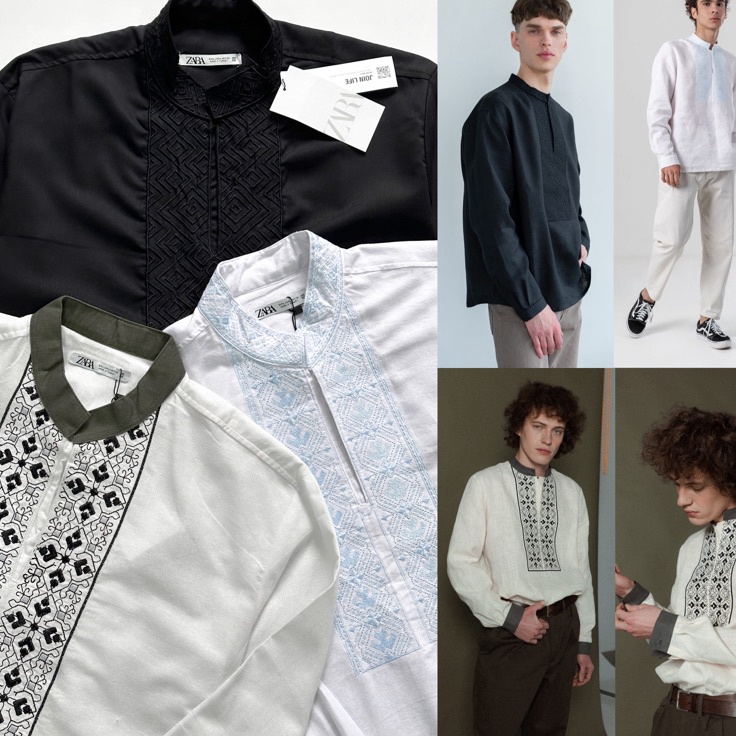 PROMO SALE ZARA Mens Embroidery Shirt
