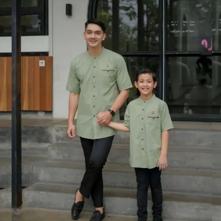 STAR Baju Koko Ayah dan Anak Koko Dewasa dan Anak Koko Anak