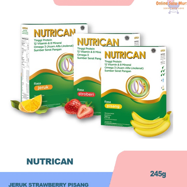 

TERMURAH NUTRICAN SUSU TINGGI PROTEIN NUTRISI KHUSUS PASIEN KANKER 245 GRAM