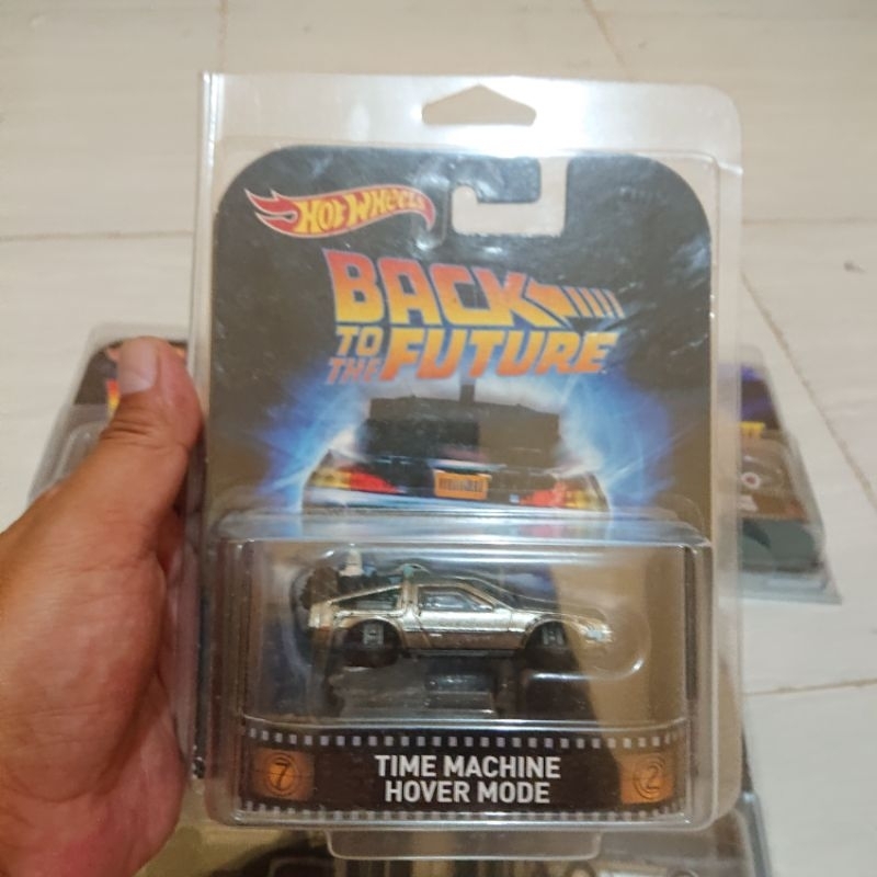 HOT WHEELS BACK TO THE FUTURE TIME MACHINE HOVER MODE RETRO