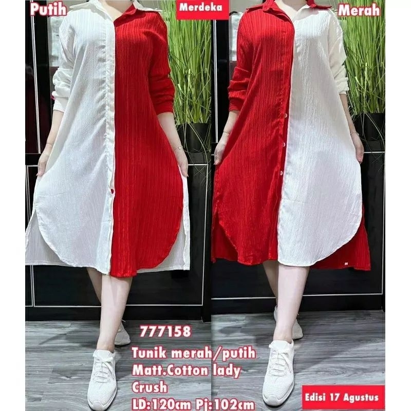 tunik merah putih