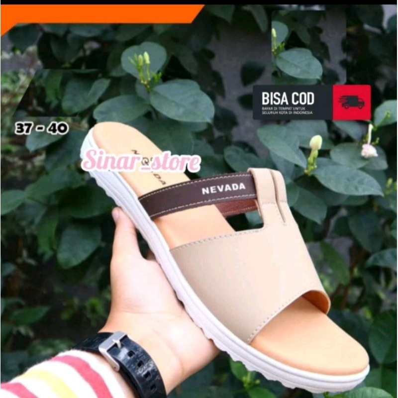 PROMO RAMADHAN SANDAL NEVADA MURAH SANDAL SLOP PITA TERBARU