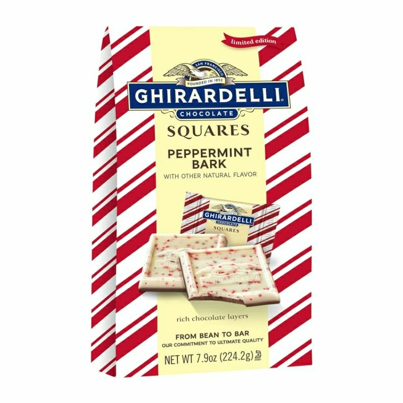 

GHIRARDELLI Squares Peppermint Bark Chocolate Bag 224g
