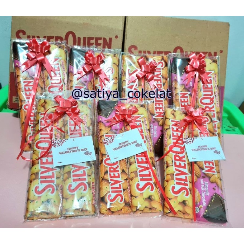 

1212 sale paket gifthadiah silverqueen isi 2 free kartu ucapan