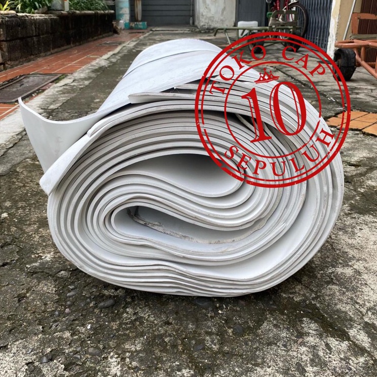 Stock Banyak  spon ati busa ati eva karet ati 5mm putih