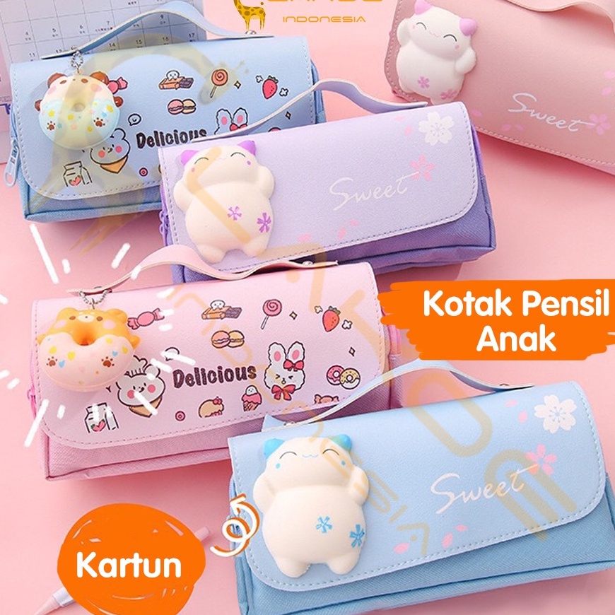 

C6369 Tempat pensil squishy Kotak pensil besar pencil case